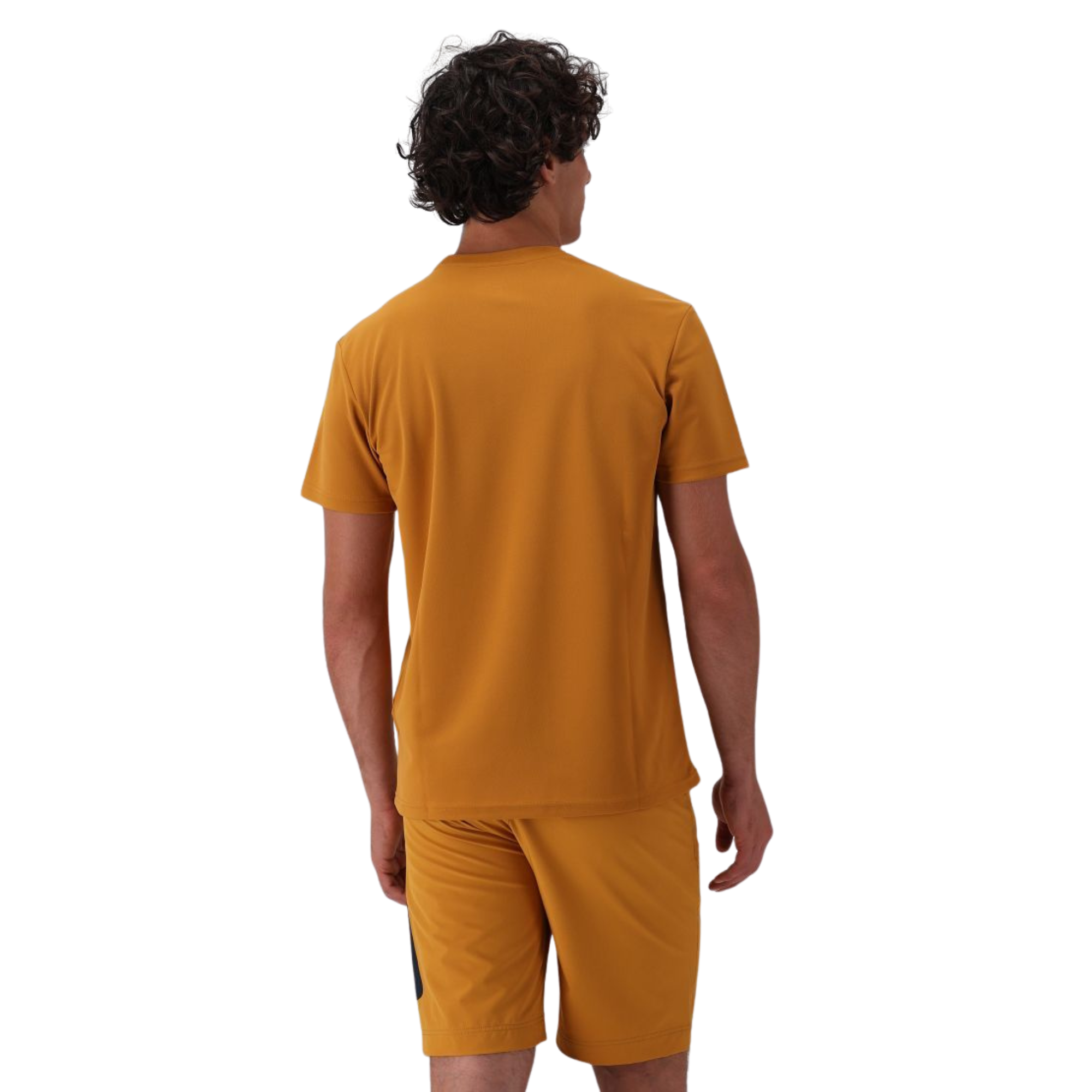 CMP Men's Round Neck Logo Technical Tee (Curcuma)