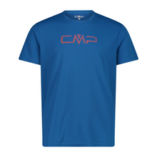 Load image into Gallery viewer, CMP Men&#39;s Round Neck Logo Technical Tee (Pacific)
