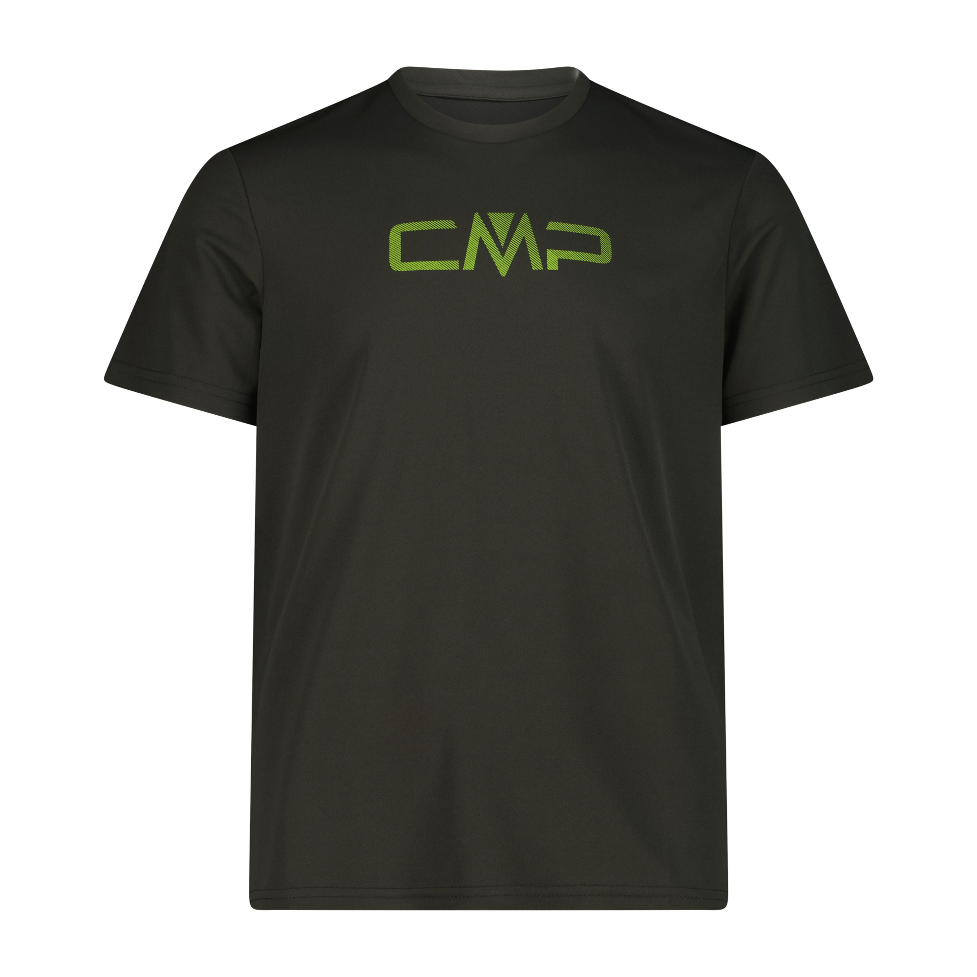 CMP Men's Round Neck Logo Technical Tee (Pine)
