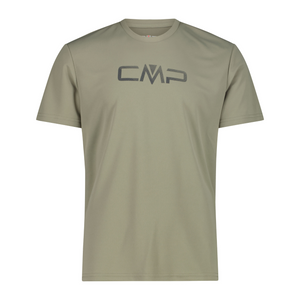 CMP Men's Round Neck Logo Technical Tee (Sage)