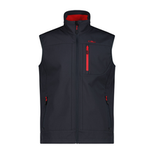 Load image into Gallery viewer, CMP Men&#39;s Softshell Vest (Anthracite/Ferrari)
