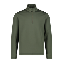 Load image into Gallery viewer, CMP Men&#39;s Stretch-Performance Quarter Zip Fleece Top (Olive)
