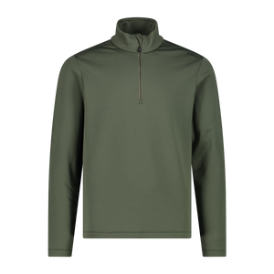 CMP Men's Stretch-Performance Quarter Zip Fleece Top (Olive)