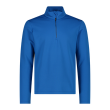 Load image into Gallery viewer, CMP Men&#39;s Stretch-Performance Quarter Zip Fleece Top (Zaffiro)
