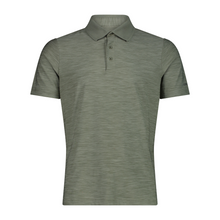 Load image into Gallery viewer, CMP Men&#39;s Stretch Jersey Short Sleeve Technical Polo Shirt (Sage Melange)
