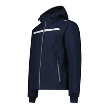 Load image into Gallery viewer, CMP Men&#39;s Twill Hooded Waterproof Ski Jacket (Black Blue)
