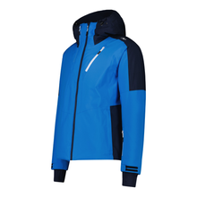 Load image into Gallery viewer, CMP Men&#39;s Twill Hooded Waterproof Ski Jacket (Royal Blue)
