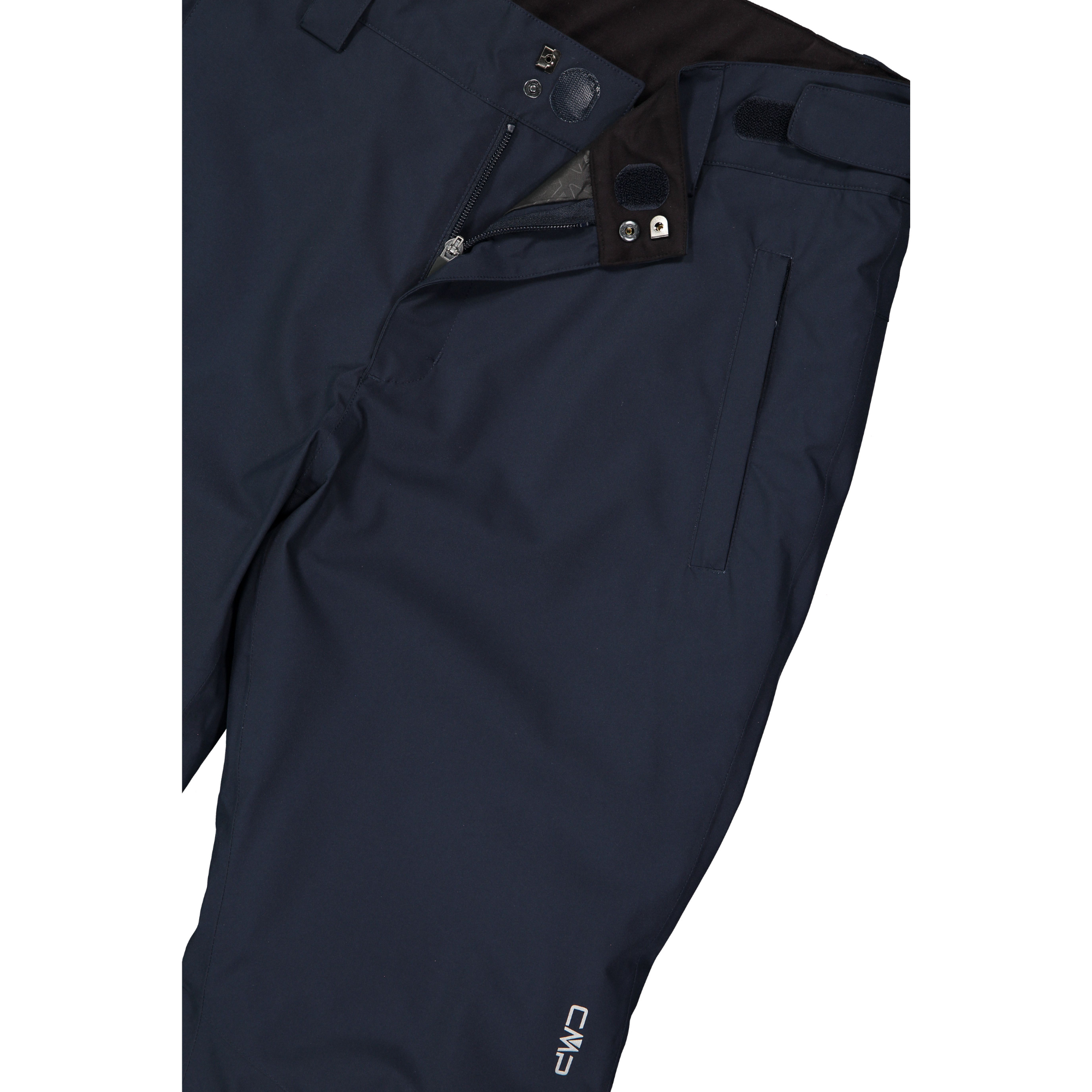 CMP Men's Twill Waterproof Insulated Ski Trousers (Black/Blue)