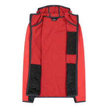 Load image into Gallery viewer, CMP Men’s Unlimitech Grid Tech Hooded Full Zip Fleece (Ferrari)
