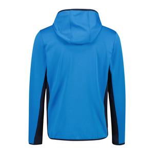 CMP Men’s Unlimitech Grid Tech Hooded Full Zip Fleece (Royal Blue)