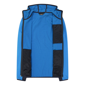CMP Men’s Unlimitech Grid Tech Hooded Full Zip Fleece (Royal Blue)