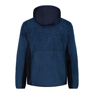 CMP Men's Unlimitech Highloft Hooded Full Zip Fleece (Bluestone/B. Blue)