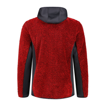 Load image into Gallery viewer, CMP Men&#39;s Unlimitech Highloft Hooded Full Zip Fleece (Ferrari/Antracite)
