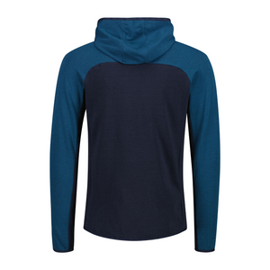 CMP Men's Unlimitech Terry Fleece Hooded Full Zip Fleece (B.Blue/Ocean)