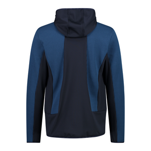 CMP Men's Waffle Full Zip Hooded Fleece (Ocean)