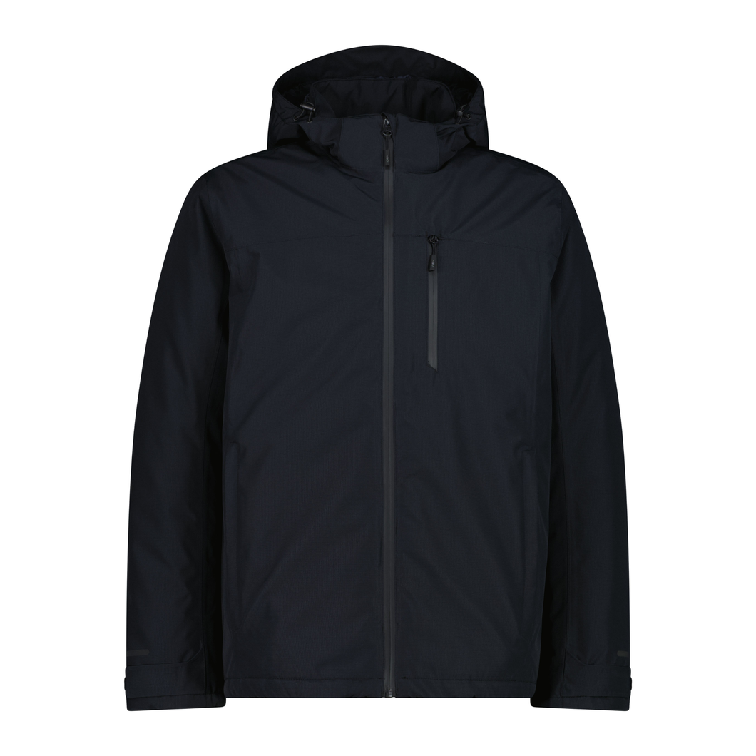 CMP Men's Waterproof Insulated Hooded Jacket (Nero)