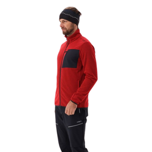 CMP Men's Zig Zag Full Zip Fleece (Ferrari)