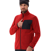 Load image into Gallery viewer, CMP Men&#39;s Zig Zag Full Zip Fleece (Ferrari)

