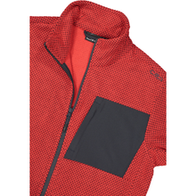 Load image into Gallery viewer, CMP Men&#39;s Zig Zag Full Zip Fleece (Ferrari)
