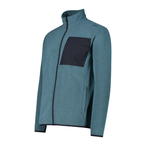 CMP Men's Zig Zag Full Zip Fleece (Nilo)