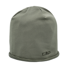 Load image into Gallery viewer, CMP Unisex Grid Fleece Raw-Cut Beanie Hat (Olive)
