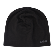 Load image into Gallery viewer, CMP Unisex Merino Beanie Hat (Nero)
