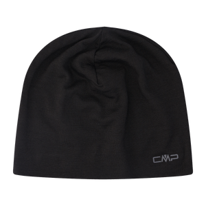 CMP Unisex Merino Beanie Hat (Nero)