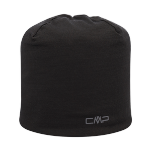 CMP Unisex Merino Beanie Hat (Nero)