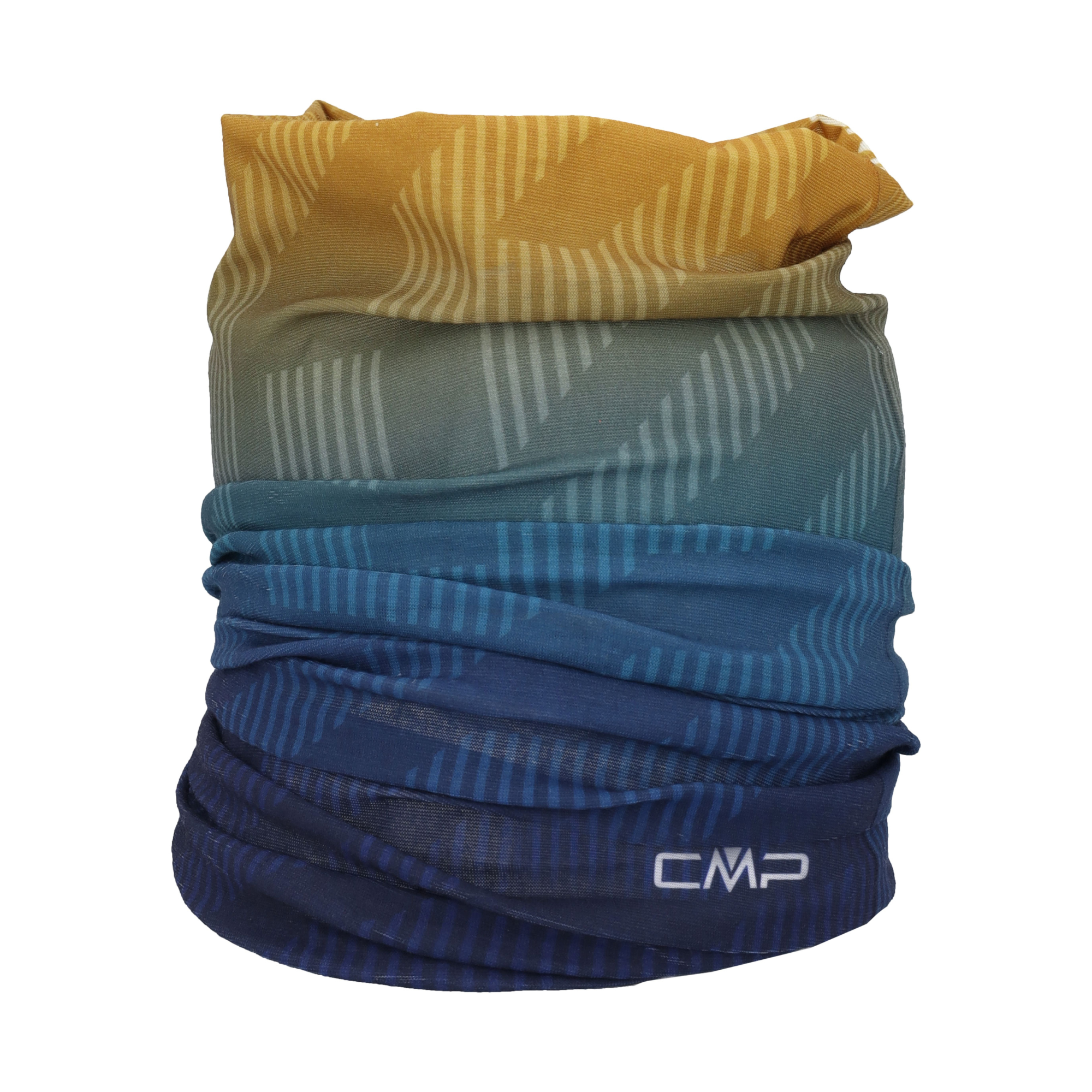 CMP Unisex Neckwarmer (B. Blue/Petroleum/Curcuma)