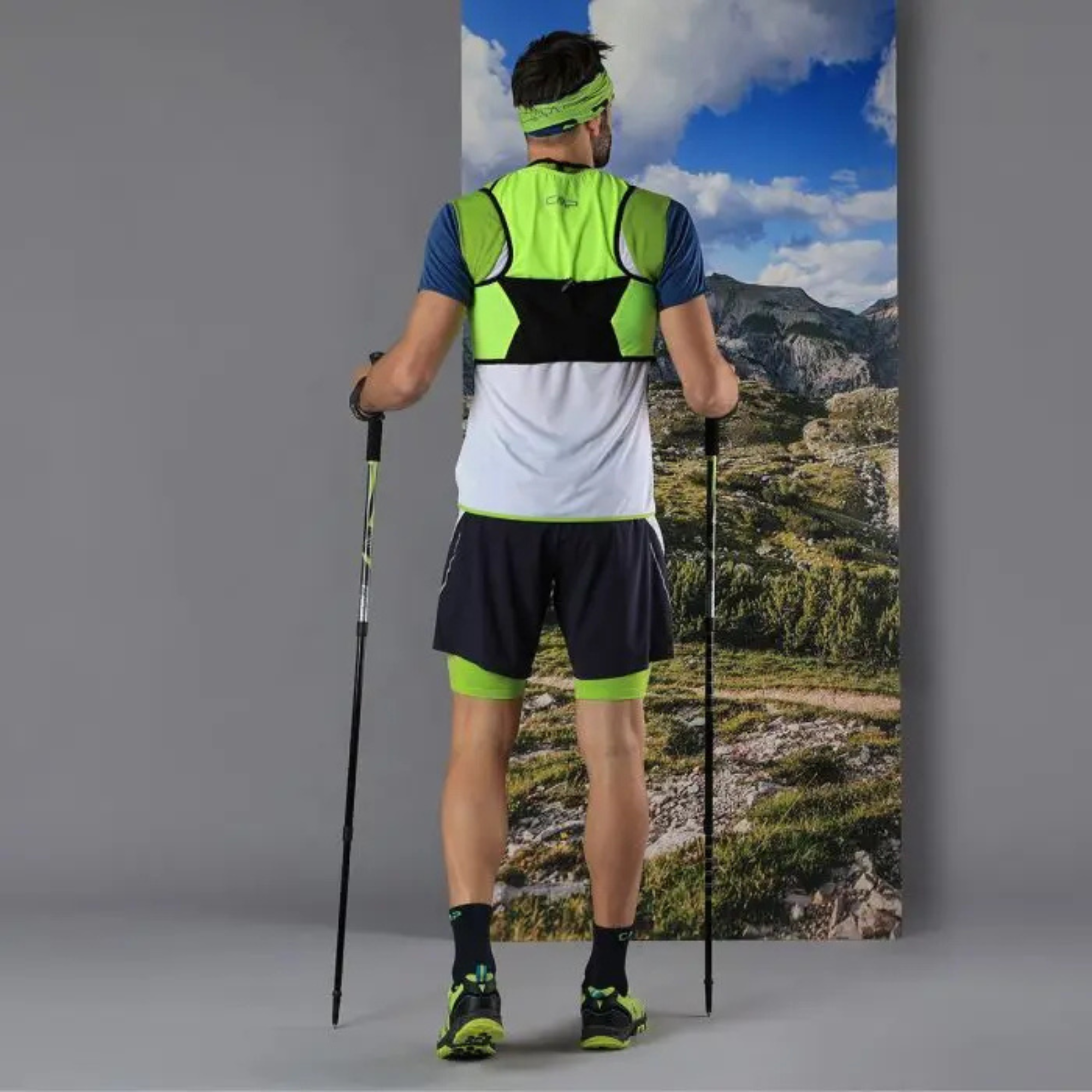 CMP Unisex Santa Fe 8L Trail Running Vest (Acido)