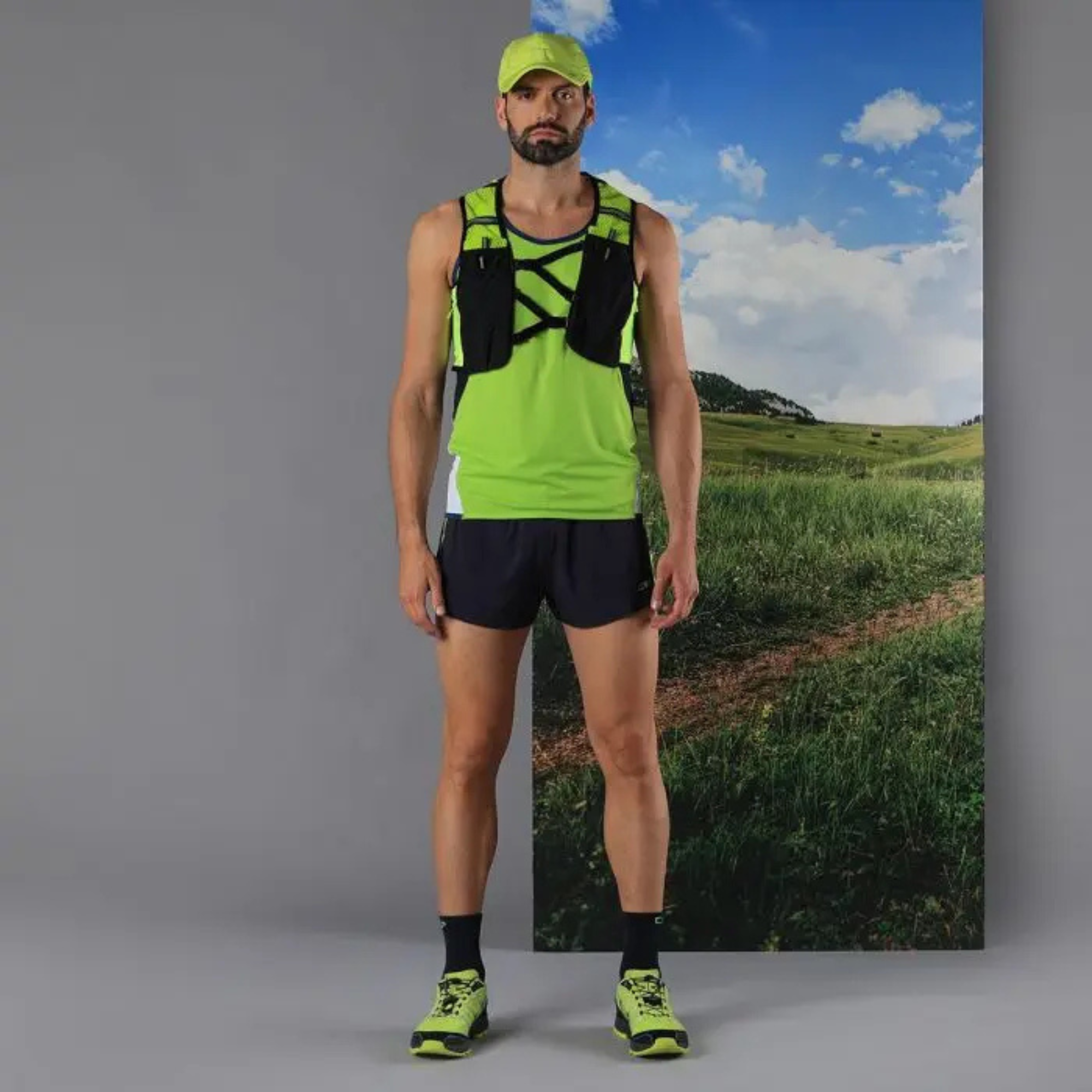 CMP Unisex Santa Fe 8L Trail Running Vest (Acido)