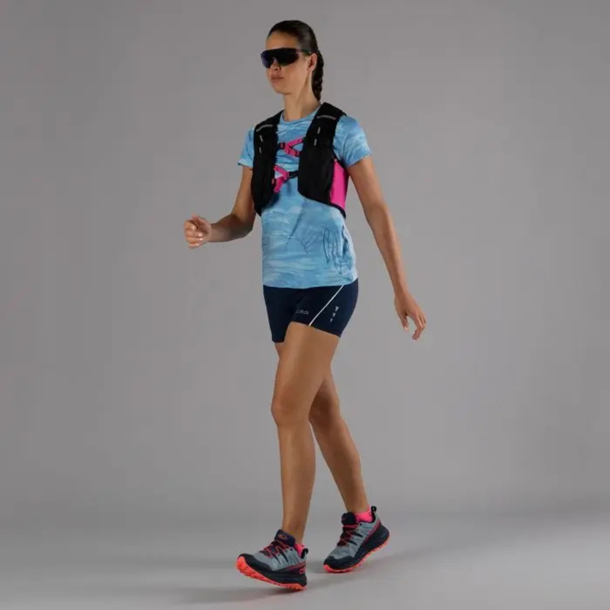 CMP Unisex Santa Fe 8L Trail Running Vest (Purple Fluo)