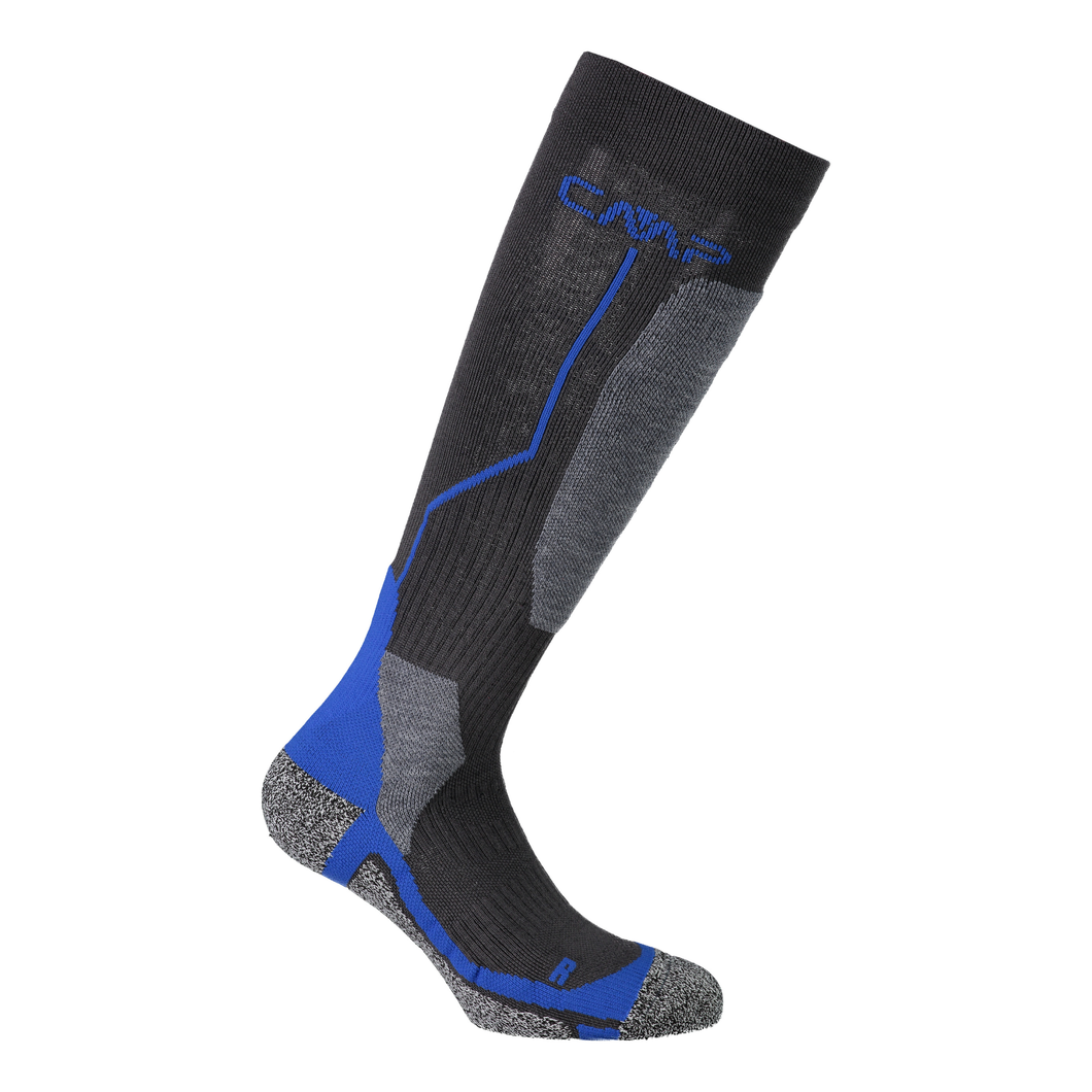 CMP Unisex Wool Blend Ski Socks (Titanio Royal)