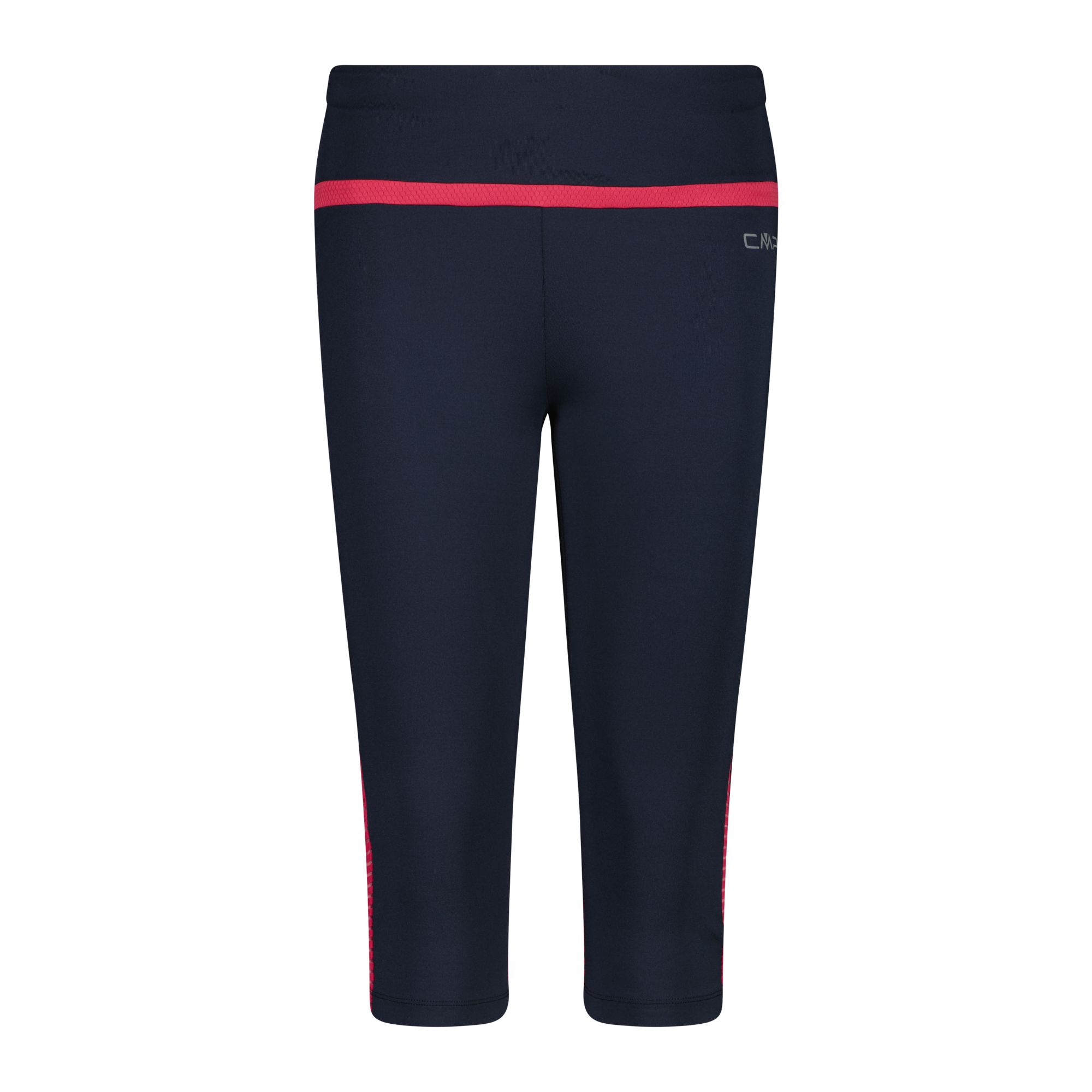 CMP Women's 4 Way Stretch 3/4 Leggings (B. Blue/Magenta)