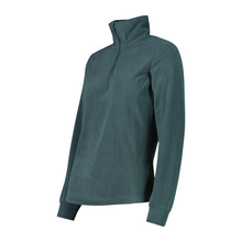 Load image into Gallery viewer, CMP Women&#39;s Arctic Quarter Zip Fleece Top (Trek Green)
