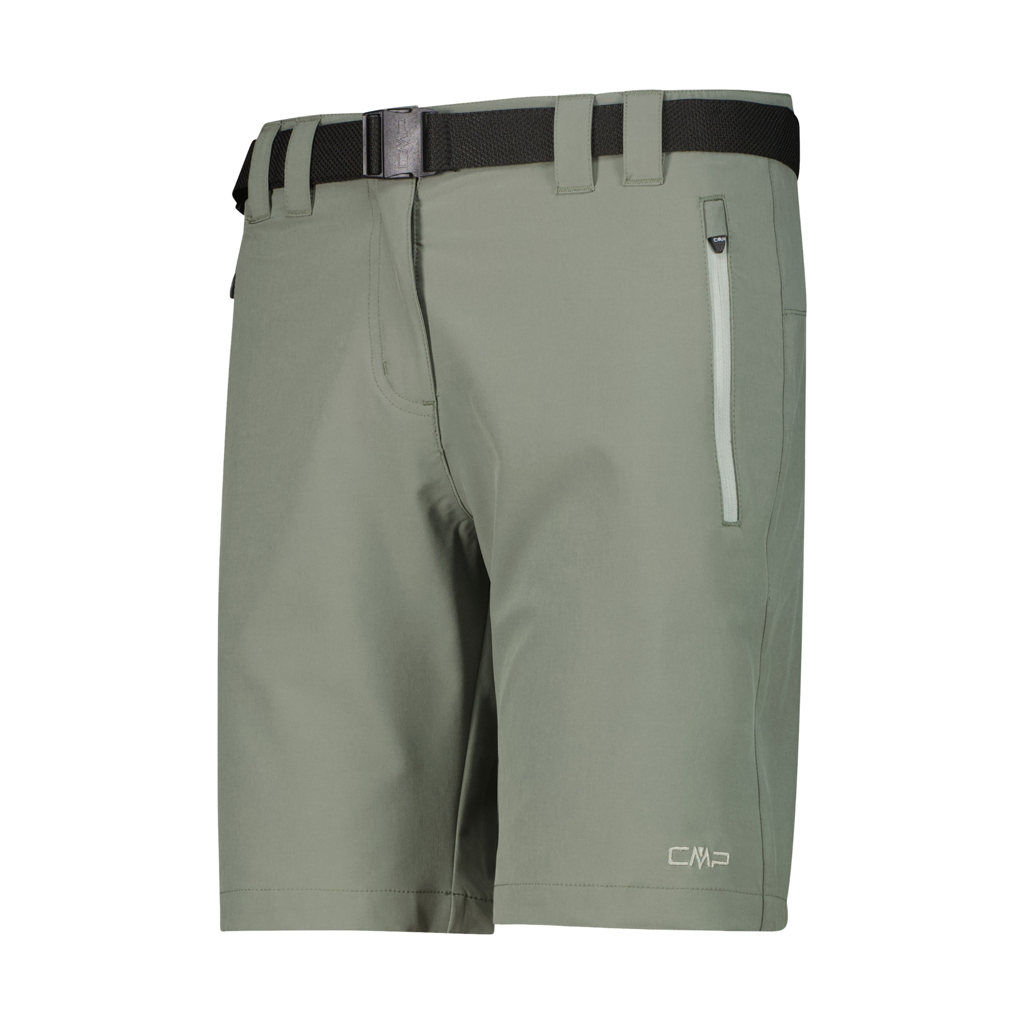 CMP Women's Bermuda Belted Shorts (Avocado)(8in)
