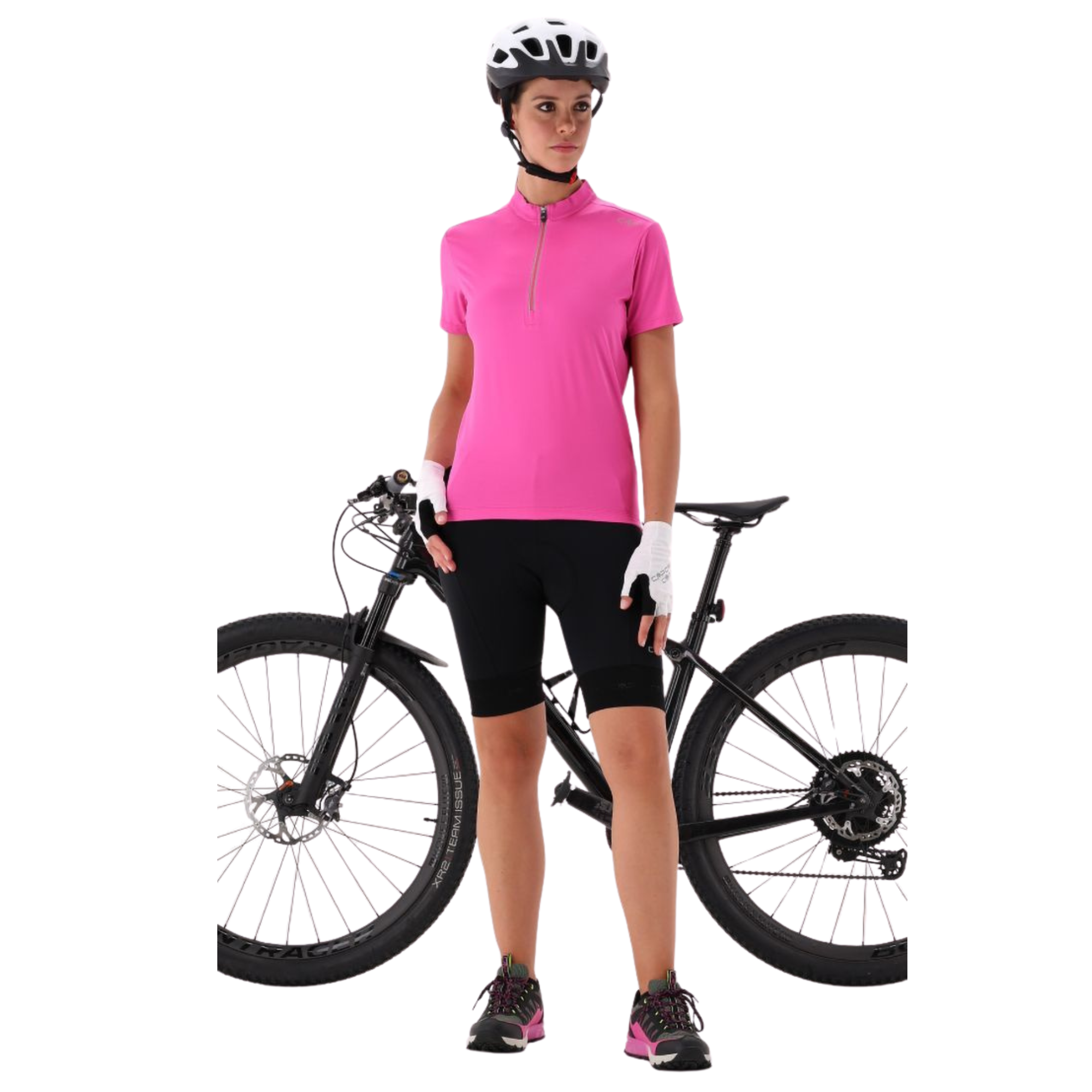 CMP Women's Bike Shorts with Sponge Pad Nero U901 34C7946
