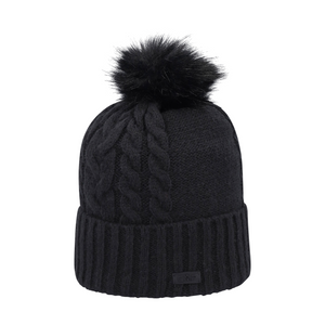 CMP Women’s Cable Knitted Beanie Hat (Nero)
