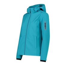 Load image into Gallery viewer, CMP Women&#39;s Softshell Jacket with Detachable Hood (Tiffany)
