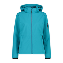 Load image into Gallery viewer, CMP Women&#39;s Softshell Jacket with Detachable Hood (Tiffany)
