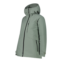 Load image into Gallery viewer, CMP Women&#39;s Mechanical Stretch Long Hooded Ski Jacket (Mineral)
