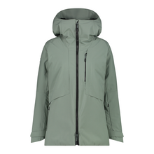 Load image into Gallery viewer, CMP Women&#39;s Mechanical Stretch Long Hooded Ski Jacket (Mineral)
