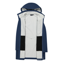Load image into Gallery viewer, CMP Women&#39;s Fleece Lined Hooded Softshell Parka (Blue Ink/Ghiacco)
