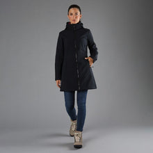 Load image into Gallery viewer, CMP Women&#39;s Softshell Fleece Lined Hooded Parka (Nero)
