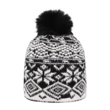 Load image into Gallery viewer, CMP Women’s Fleece Lined Knitted Beanie Hat (Nero)

