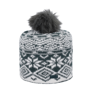 CMP Women’s Fleece Lined Knitted Beanie Hat (Trek Green)