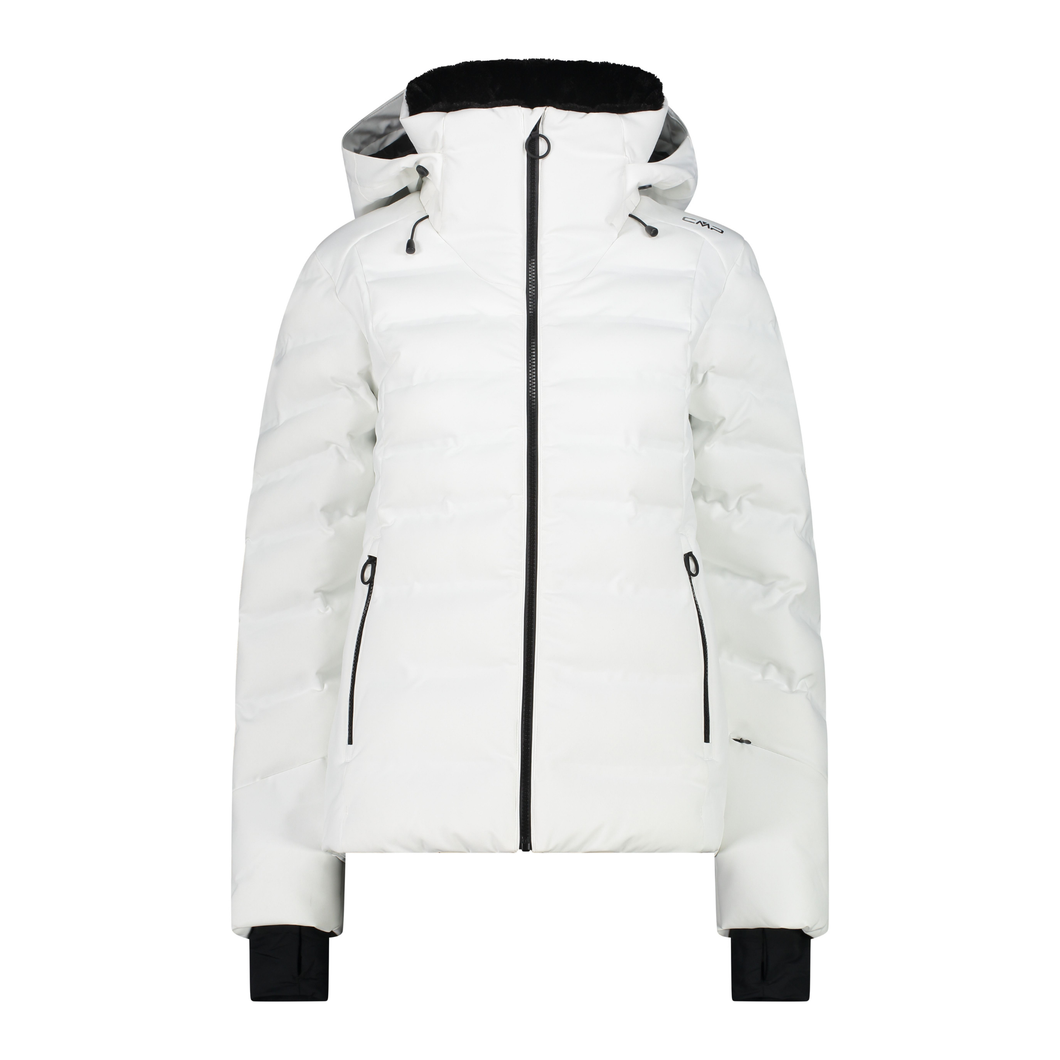 CMP Women's Hooded Waterproof Ski Jacket (Bianco)
