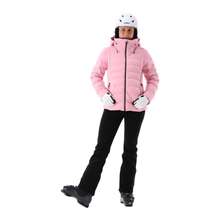 Load image into Gallery viewer, CMP Women&#39;s Hooded Waterproof Ski Jacket (Pink)
