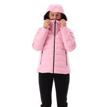 Load image into Gallery viewer, CMP Women&#39;s Hooded Waterproof Ski Jacket (Pink)
