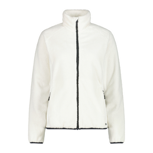 CMP Women's Jacquard Hiloft Full Zip Fleece (Plaster)